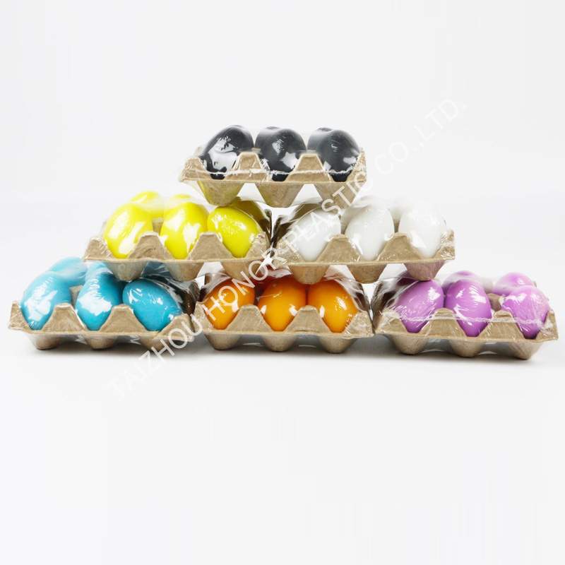 套6只6CM吹塑上漆蛋纸托