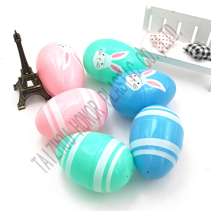 6ct 3.5"  Printed Easter Eggs