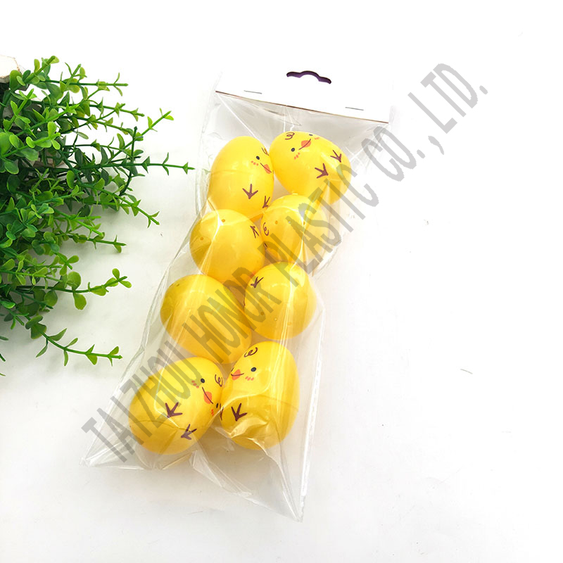 8CT 2.5" printed egg