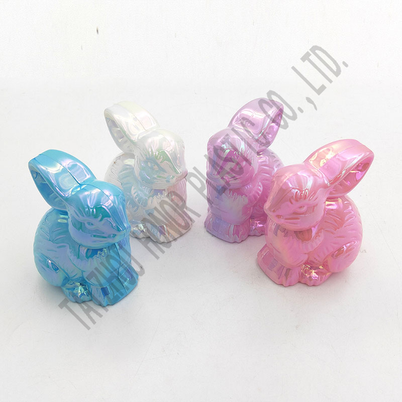 套3个装竖开炫彩兔子