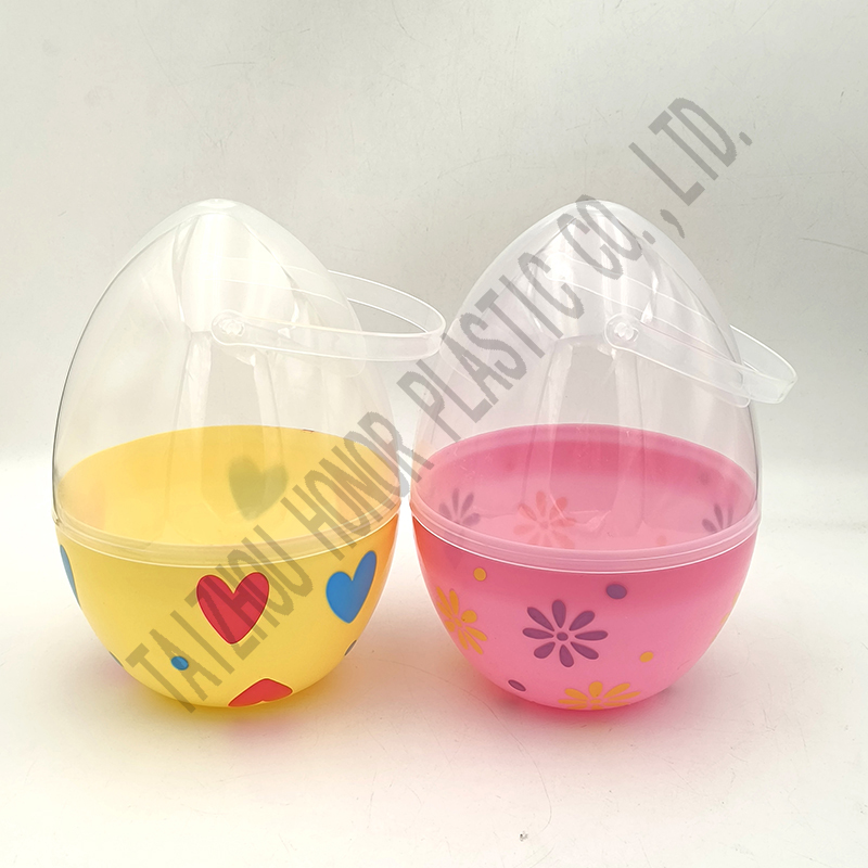 20CM下盖印刷提手塑料蛋